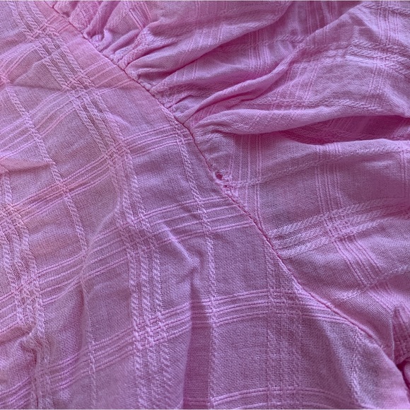 Urban Outfitters Pink Puff Sleeve Top - Picture 4 of 4